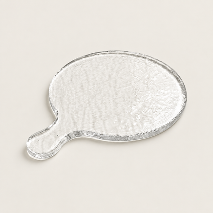 Hammered Recycled-Glass Serving Board