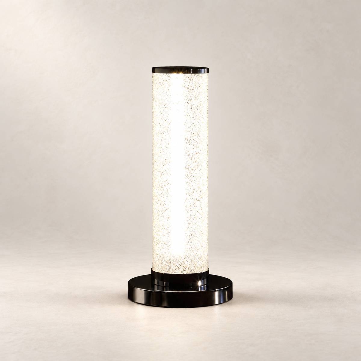 Crystal Column Table Lamp