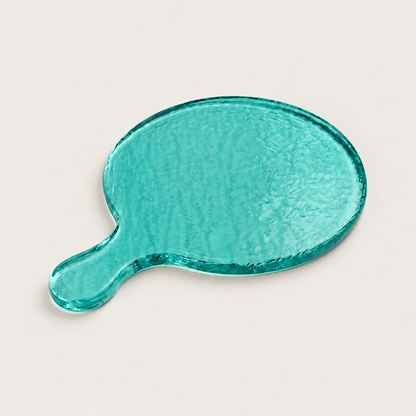 Hammered Recycled-Glass Serving Board