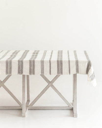 Aden Handwoven Cotton Tablecloth — view 1