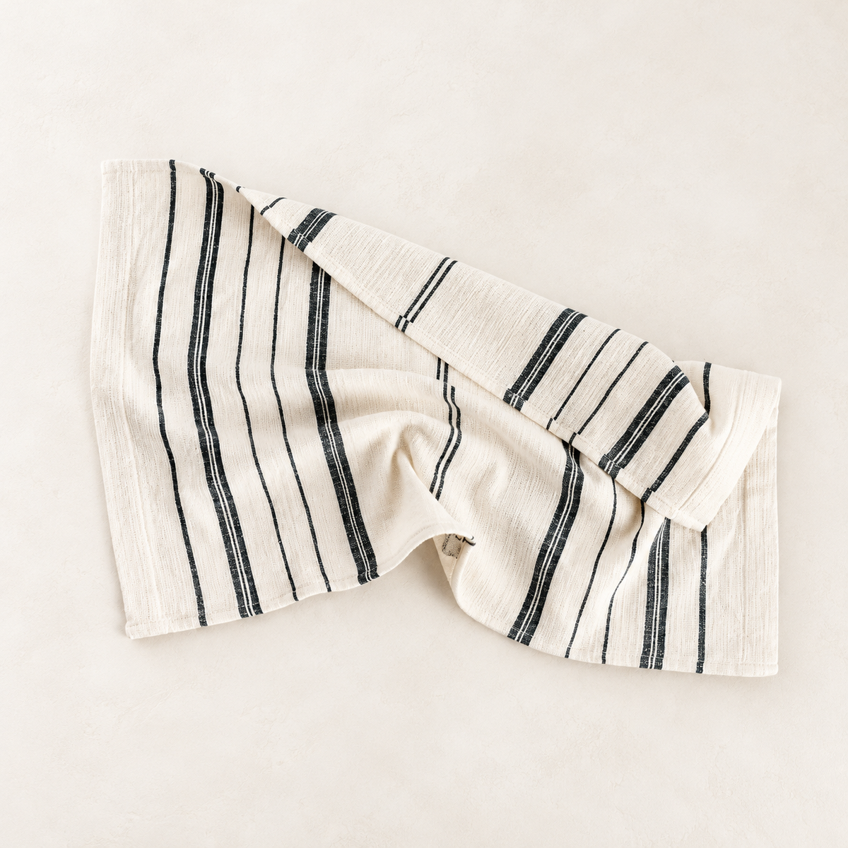 Avery Handwoven Cotton Tea Towel — studio view