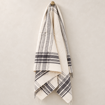 Cabin Hatch Lightweight Cotton Towel — closer view