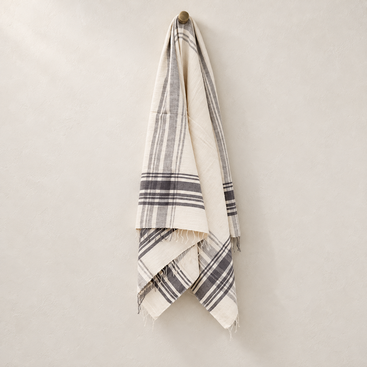 Cabin Hatch Lightweight Cotton Towel — studio view