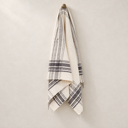 Cabin Hatch Lightweight Cotton Towel — studio view