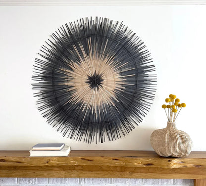 Eclipse Handwoven Palm Wall Hanging — view 3