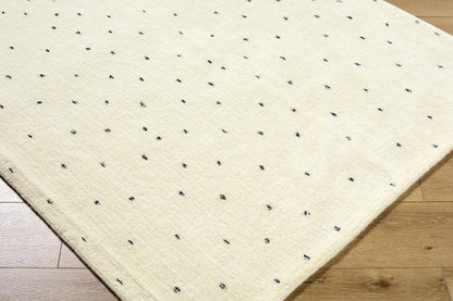 Cirila Dotted Wool Washable Rug — view 4