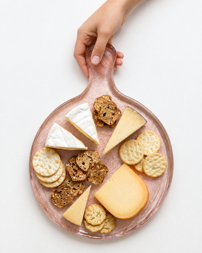 Hammered Recycled-Glass Serving Board — view 2