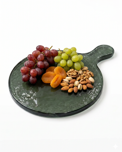 Hammered Recycled-Glass Serving Board — view 7