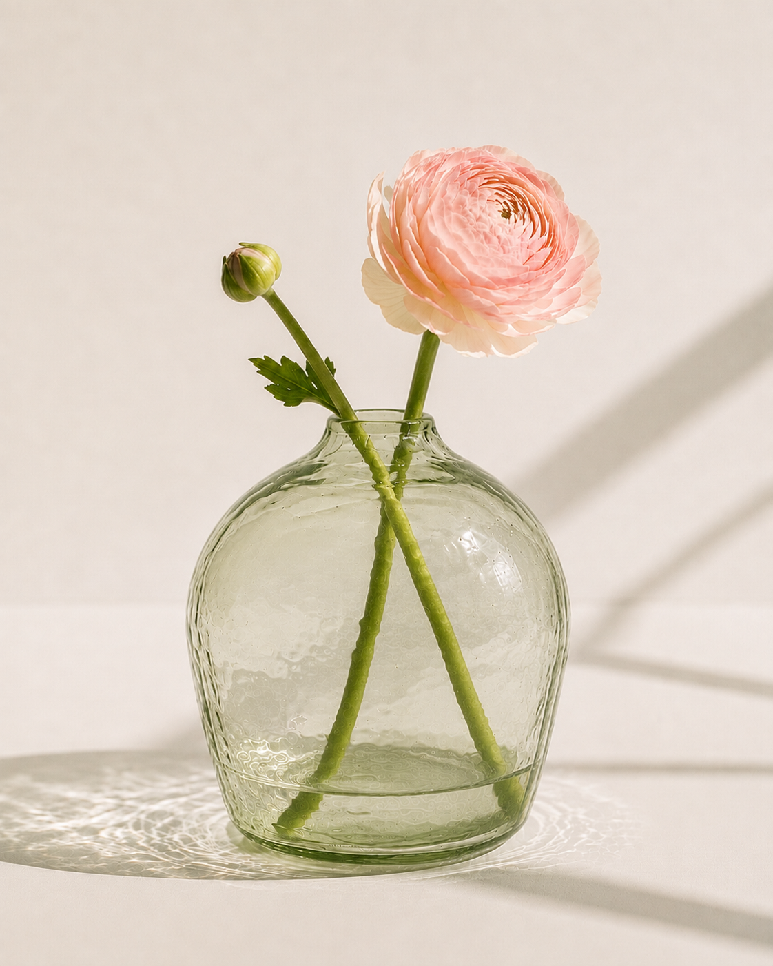 Bloom Hammered Glass Bud Vase — view 4