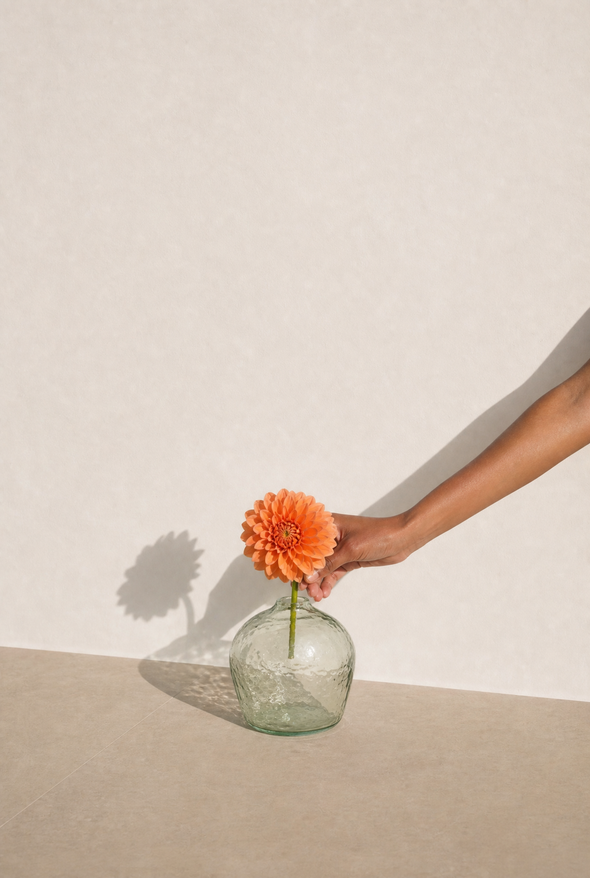 Bloom Hammered Glass Bud Vase — view 5
