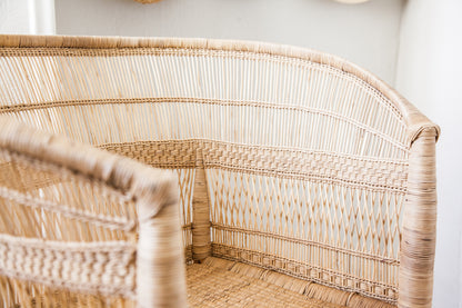 Malawi Handwoven Cane Accent Chair — view 4