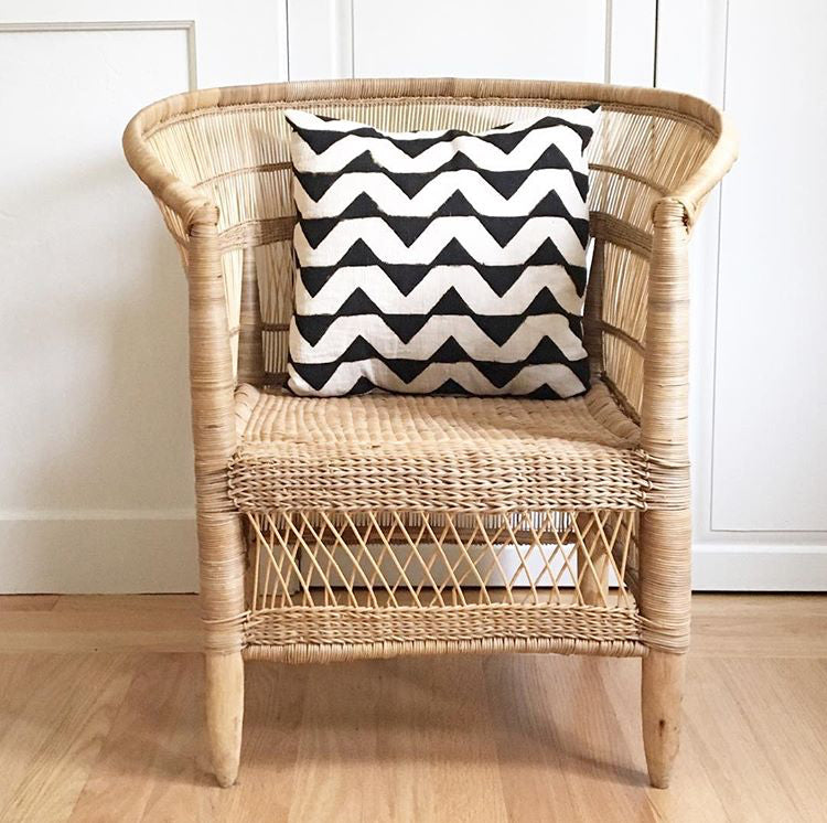 Malawi Handwoven Cane Accent Chair — view 5