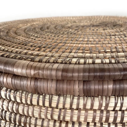 Malawi Handwoven Lidded Floor Basket — view 2
