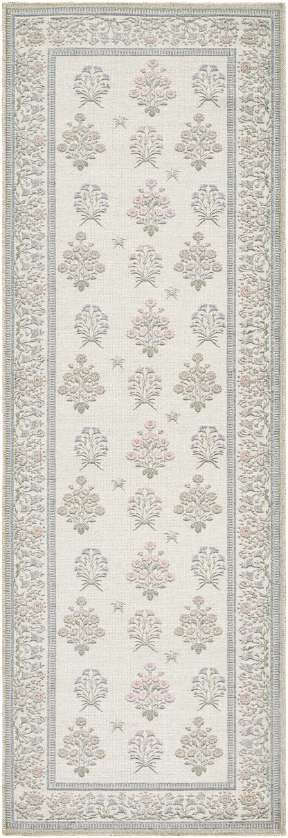 Aquene Ivory Washable Area Rug — view 5