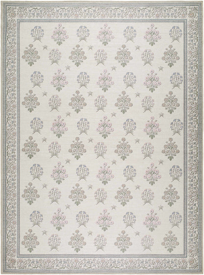 Aquene Ivory Washable Area Rug — view 1