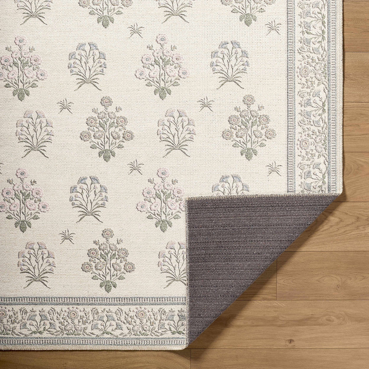 Aquene Ivory Washable Area Rug — view 4