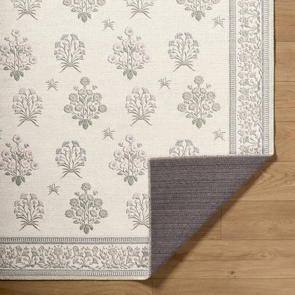 Aquene Ivory Washable Area Rug — view 4
