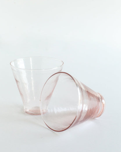 Handblown Hammered Dessert Glasses — Set of 2 — view 5
