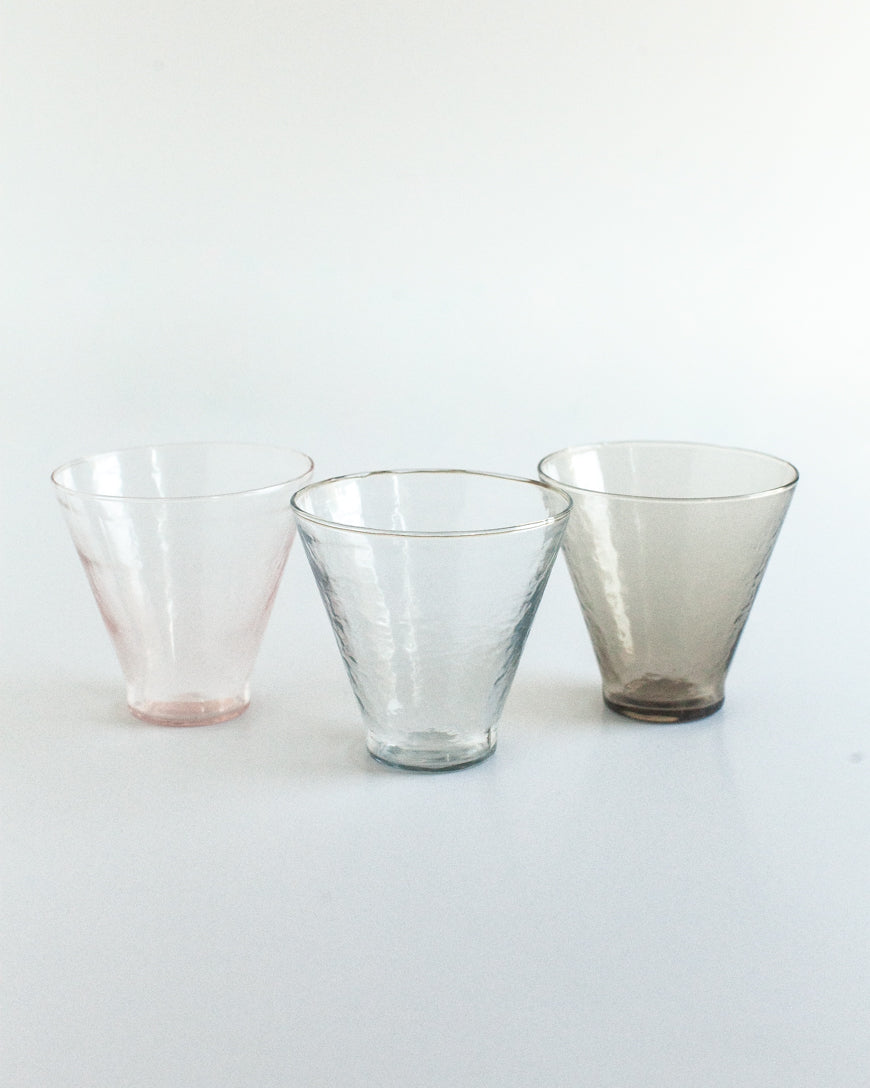 Handblown Hammered Dessert Glasses — Set of 2 — view 4