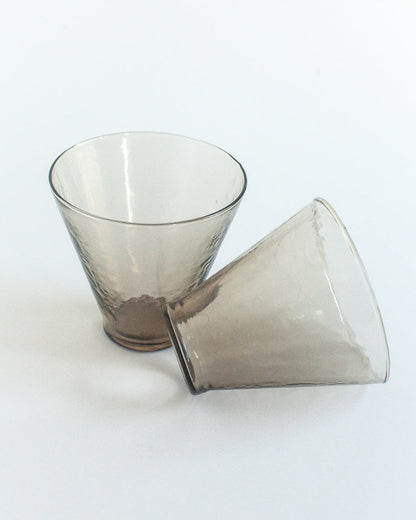 Handblown Hammered Dessert Glasses — Set of 2 — view 1