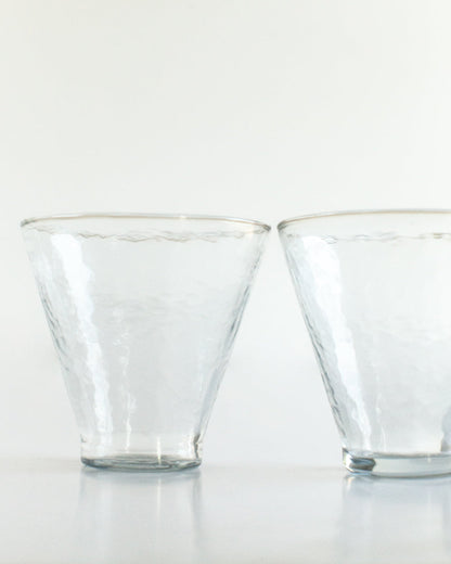 Handblown Hammered Dessert Glasses — Set of 2 — view 6