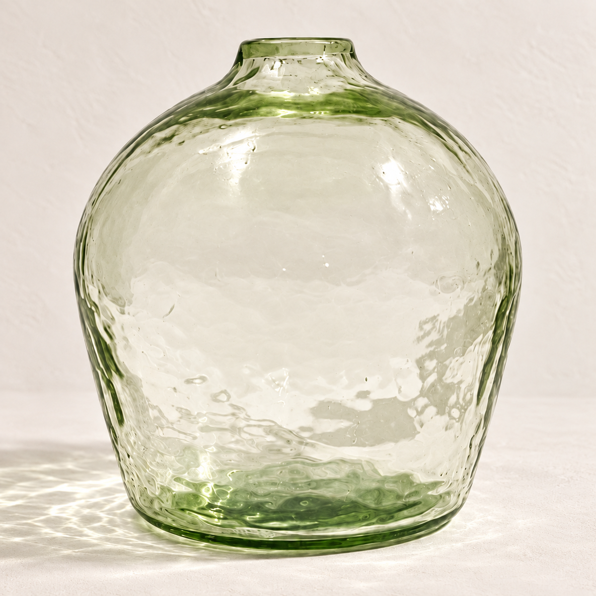 Bloom Hammered Glass Bud Vase — closer view