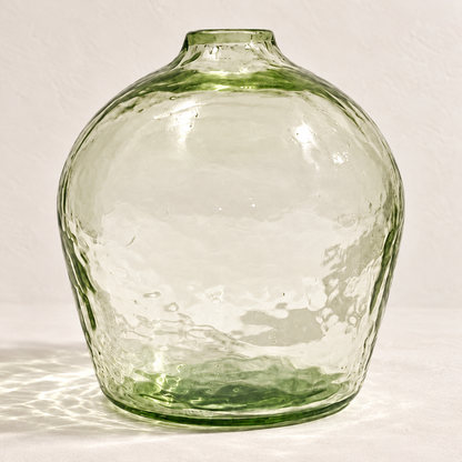 Bloom Hammered Glass Bud Vase — closer view