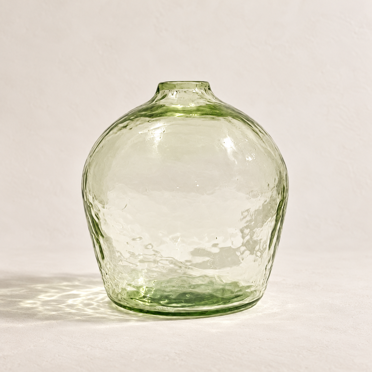 Bloom Hammered Glass Bud Vase — studio view