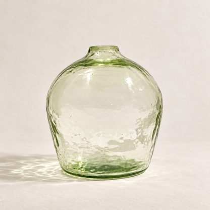 Bloom Hammered Glass Bud Vase — studio view
