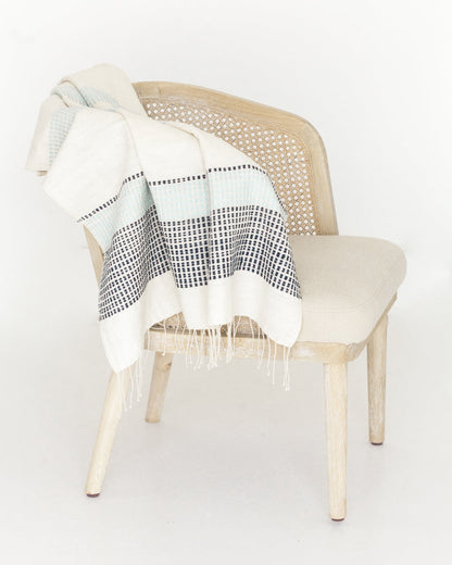 Camden Handwoven Cotton Throw — view 1
