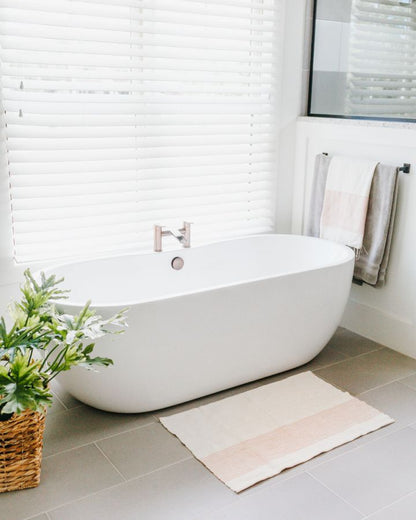 Riviera Handwoven Cotton Bath Mat — view 4