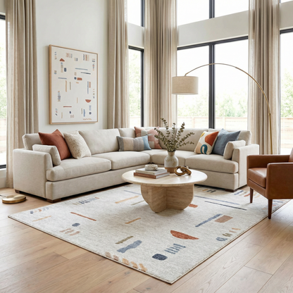 Arnon Modern Washable Area Rug — view 2